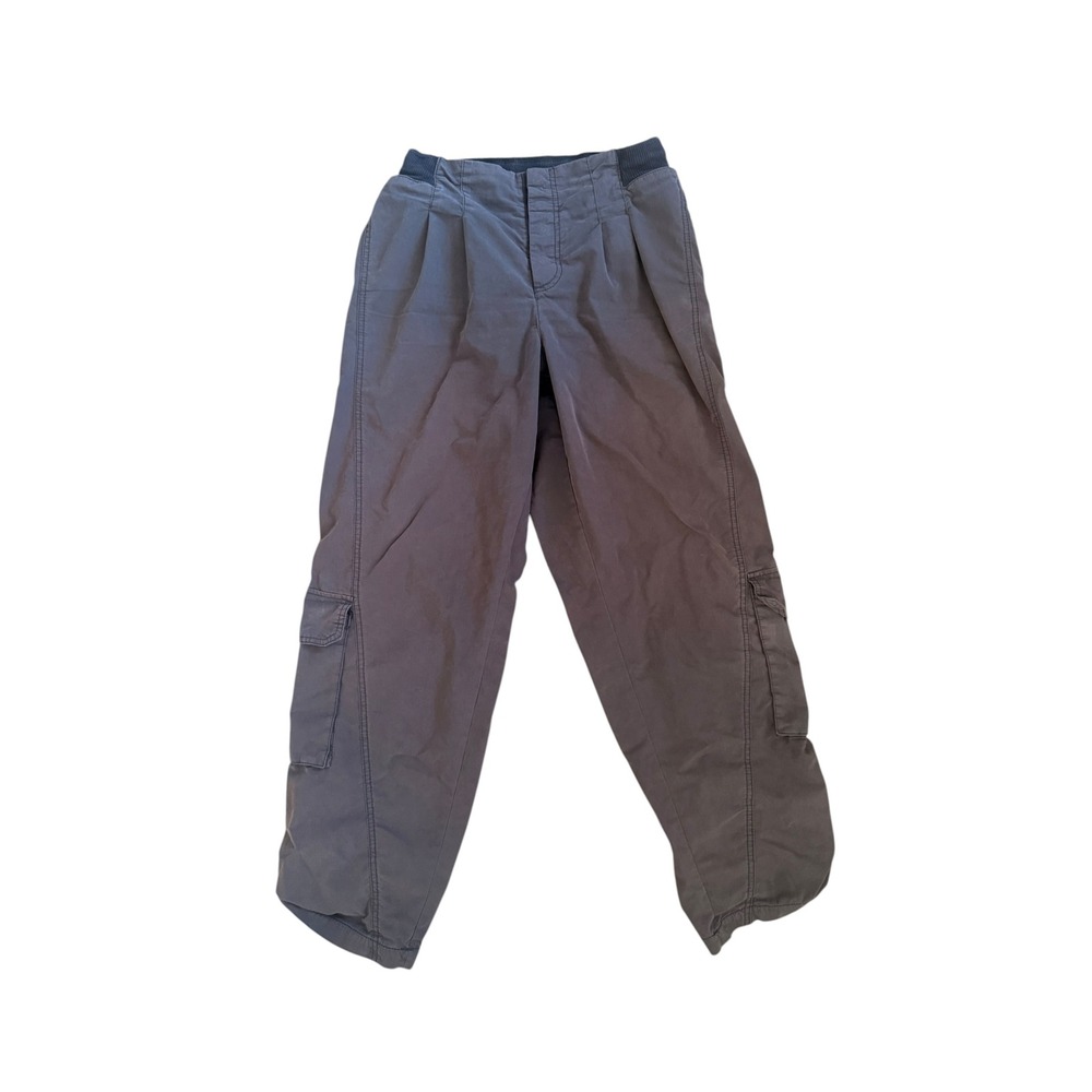 FP Movement Free People Gray Cargo Jogger Pants Women Size S Pleated Hiking